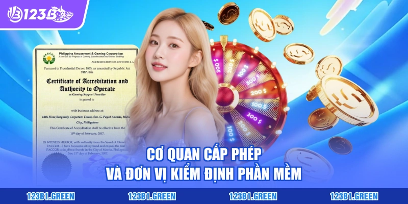 Cơ quan cấp phép và đơn vị kiểm định phần mềm