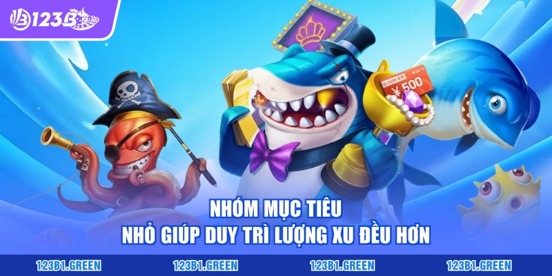 Nhóm mục tiêu nhỏ giúp duy trì lượng xu đều hơn