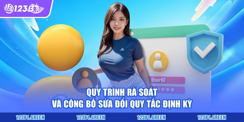Quy trình rà soát và công bố sửa đổi quy tắc định kỳ